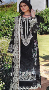 🌸 Cotton Embroidered Pakistani Suit with Chiffon Dupatta 🌸